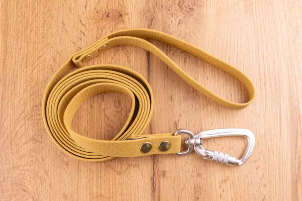 Hexa Guld hundkoppel med Twist-Lock karbinhake, 20 mm