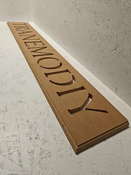 Fönsterbräda med personlig text