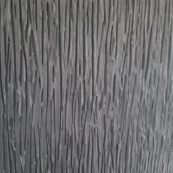 Silent Box – Gränslös Struktur i Matt Svart (50x70 cm)